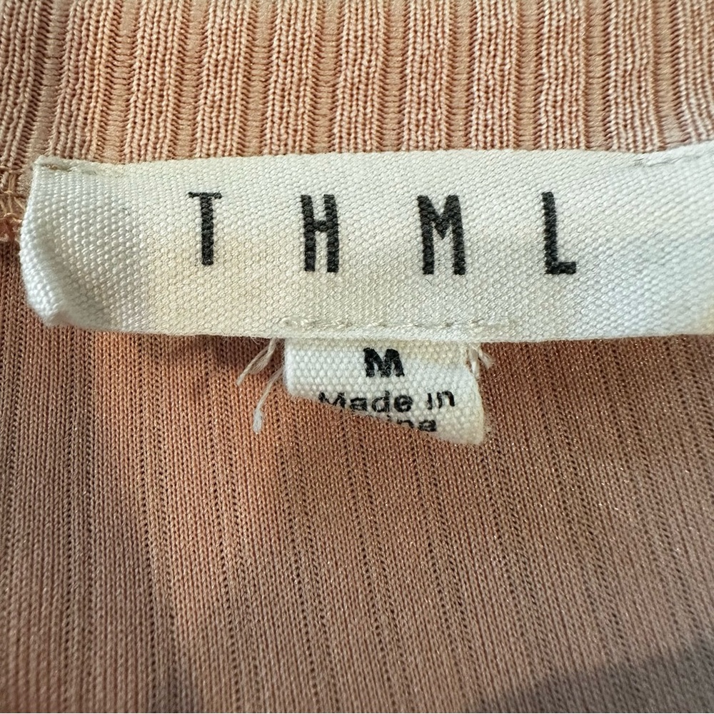 THML Pink Blouse with Embroidered Sleeves - Picture 4 of 6